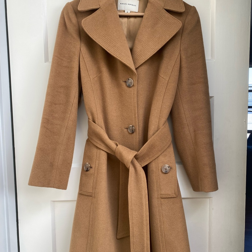 Banana Republic Tan Trench Coat